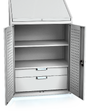 System cupboard UNI 1410 x 920 x 500 - shelves-drawers